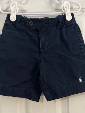 Polo by Ralph Lauren Baby Boy Navy Toddler Shorts with Pockets